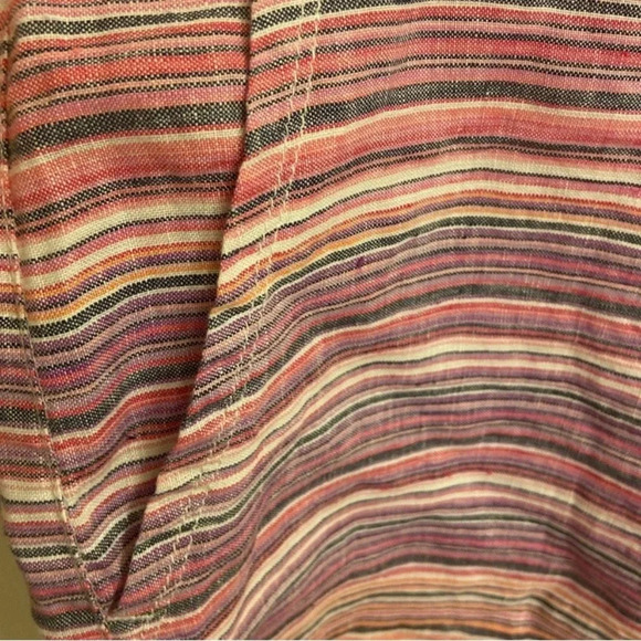 NWT Tommy Bahama Micronesia Stripe Short Pink Melon Linen Size Large - Picture 4 of 7
